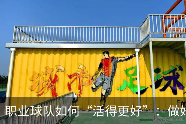 职业球队如何“活得更好”：做好经营 搞好青训